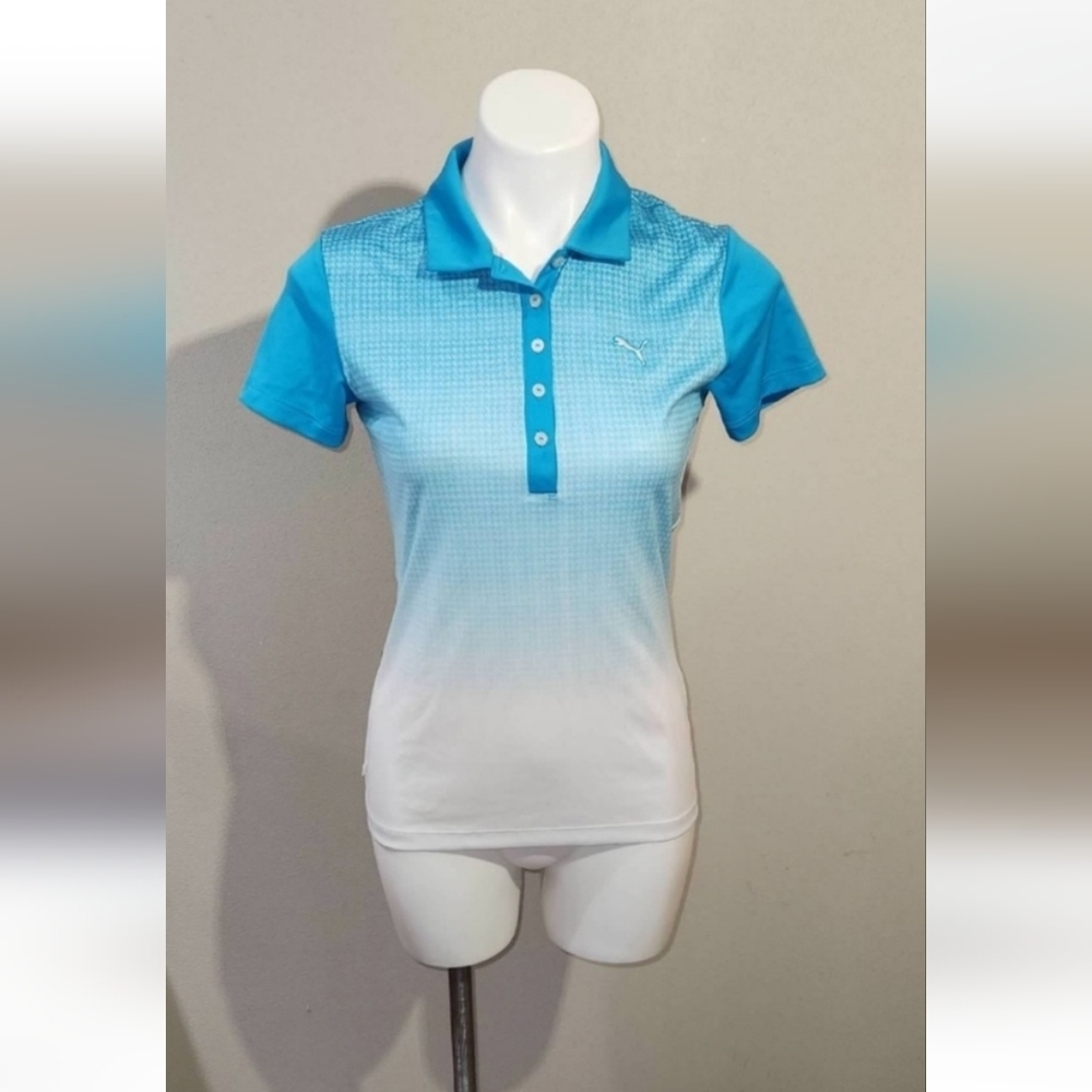 PUMA Golf Dry Cell 1/4 Button Polo Women's Size XS